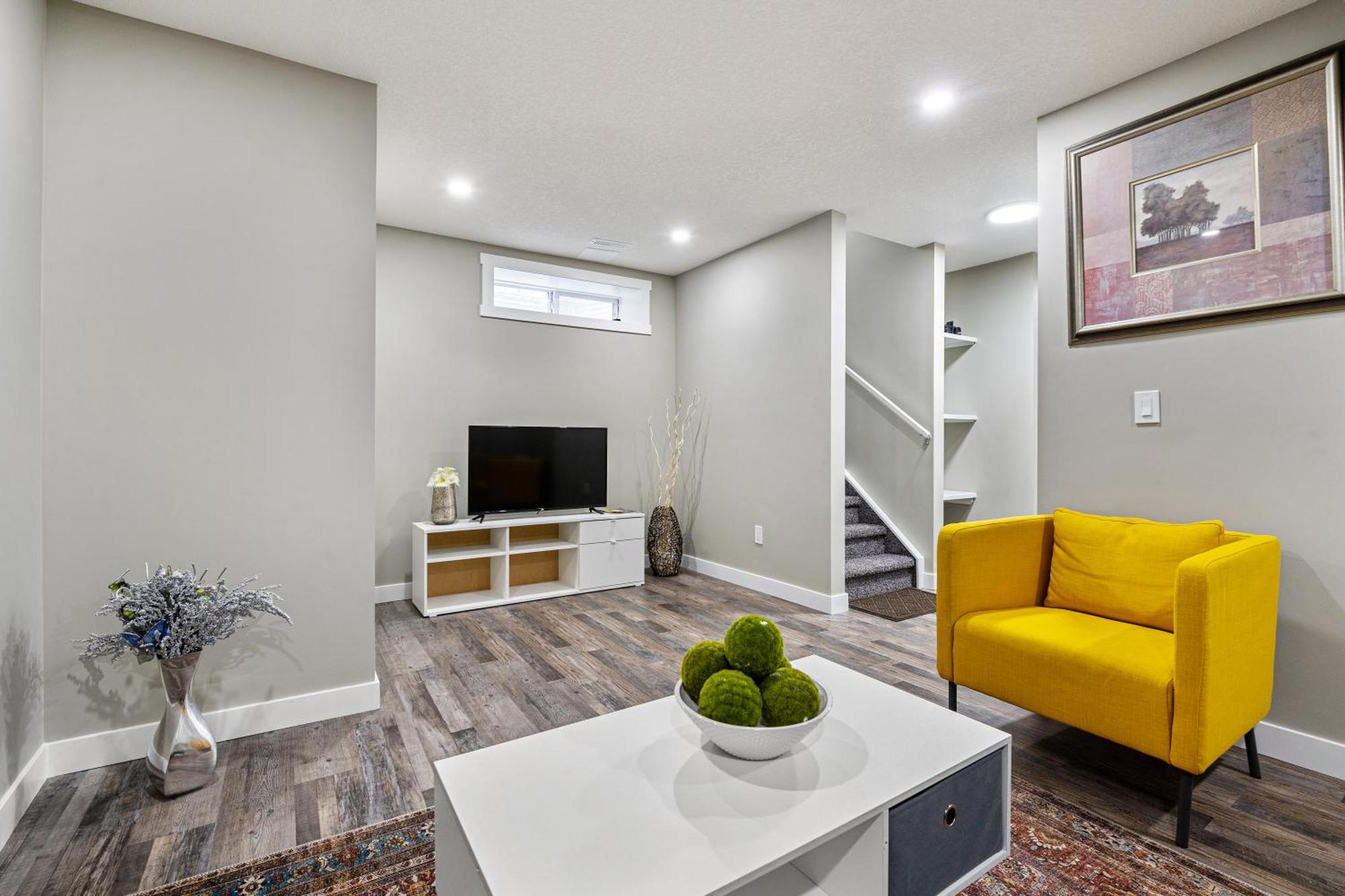 Modern 2 Bedroom Basement Suite With Laundry Calgary Luaran gambar